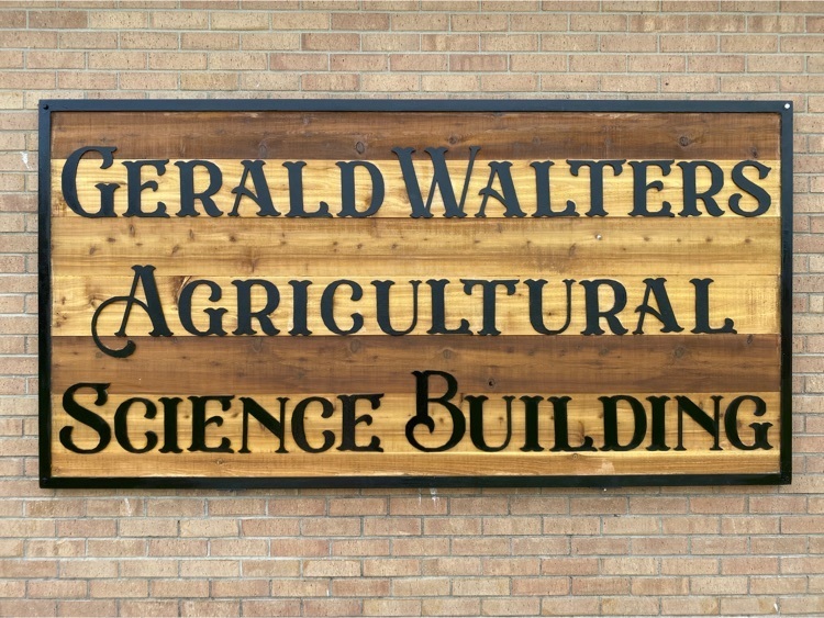 Ag shop dedicated to the late Gerald Walters 
